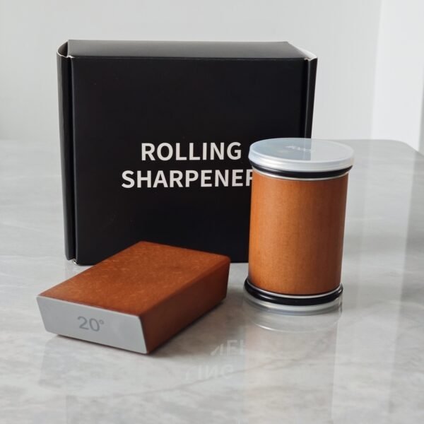 RollerSharp Pro Multi-Angle Sharpener – Diamond Coating, 15°/20° Angles & Sleek Design | Effortless Edge Revival - Image 2